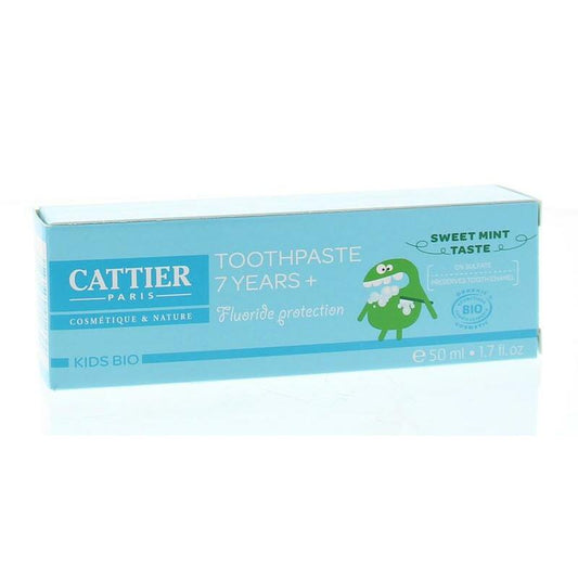 Cattier Tandpasta munt vanaf 7 jaar 50ml