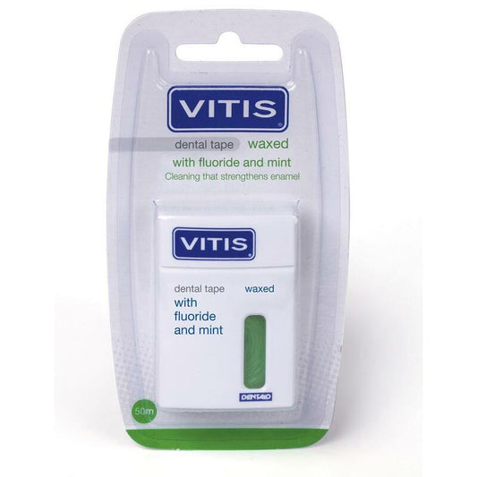 Vitis Tape waxed fluor mint groen 50 meter 1st