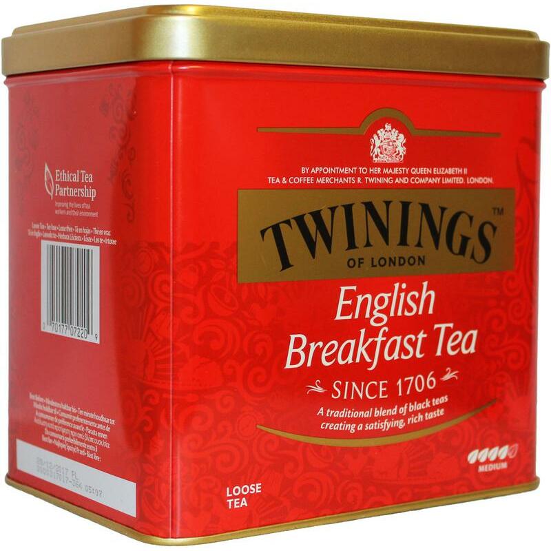 Twinings English breakfast blik 500g