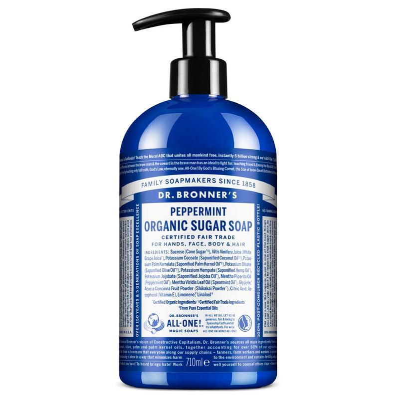 Dr Bronners Shikakai zeep pepermunt 710ml