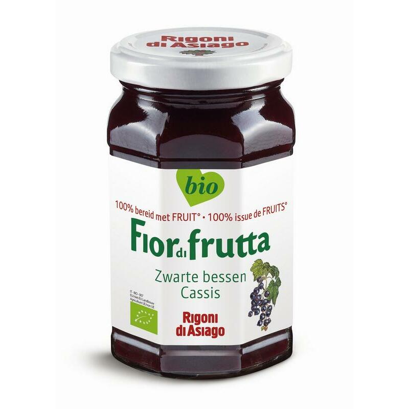 Fiordifrutta Zwarte bessenjam bio 250g