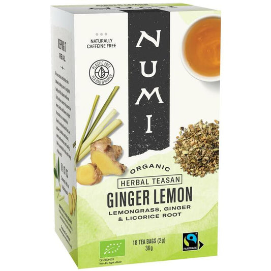 Numi Green tea ginger lemon bio 18st