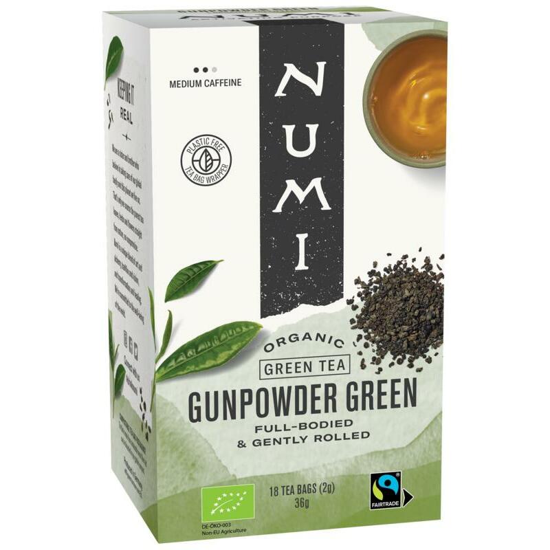 Numi Green tea gunpowder bio 18st