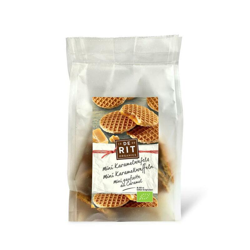De Rit Mini karamel wafels bio 150g
