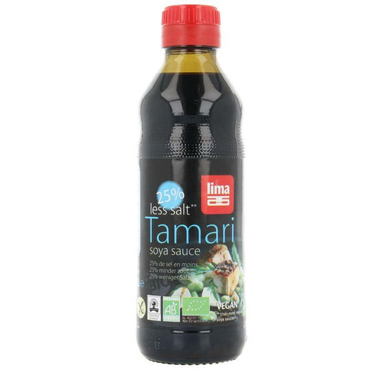 Lima Tamari 25% minder zout bio 250ml