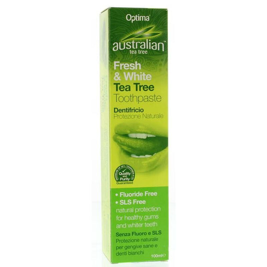 Optima Australian tea tree tandpasta fresh & white 100ml