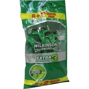 Wilkinson Extra III sensitive 6 + 2 8st