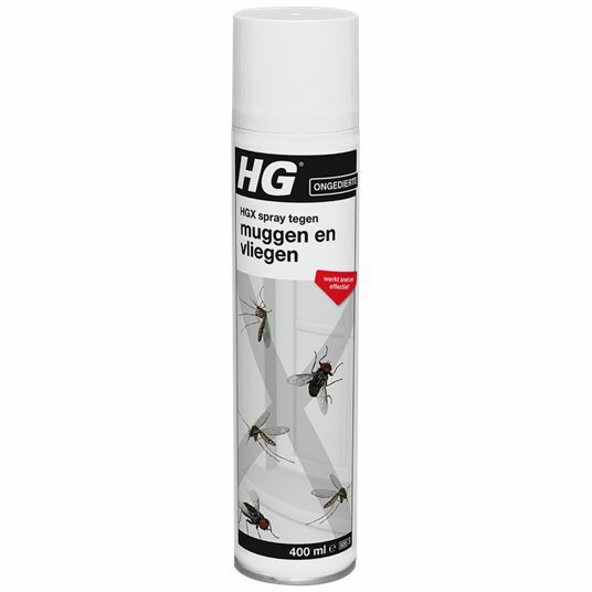 HG X muggen/vliegen spray 400ml