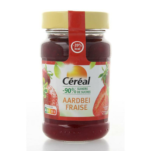Cereal Fruitbeleg aardbei suikervrij 270g