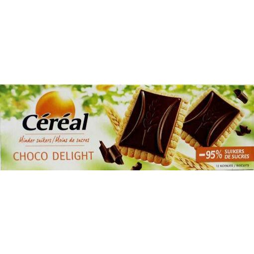 Cereal Koek choco delight minder suikers 126g