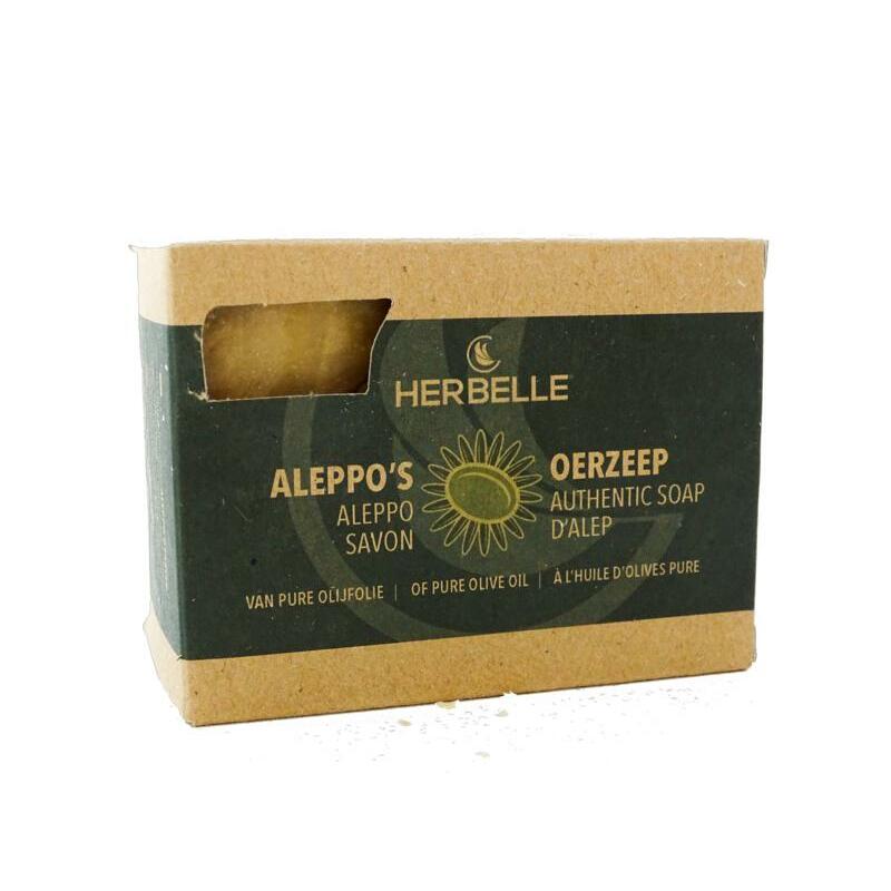 Herbelle Aleppo zeep olijf en water 180g