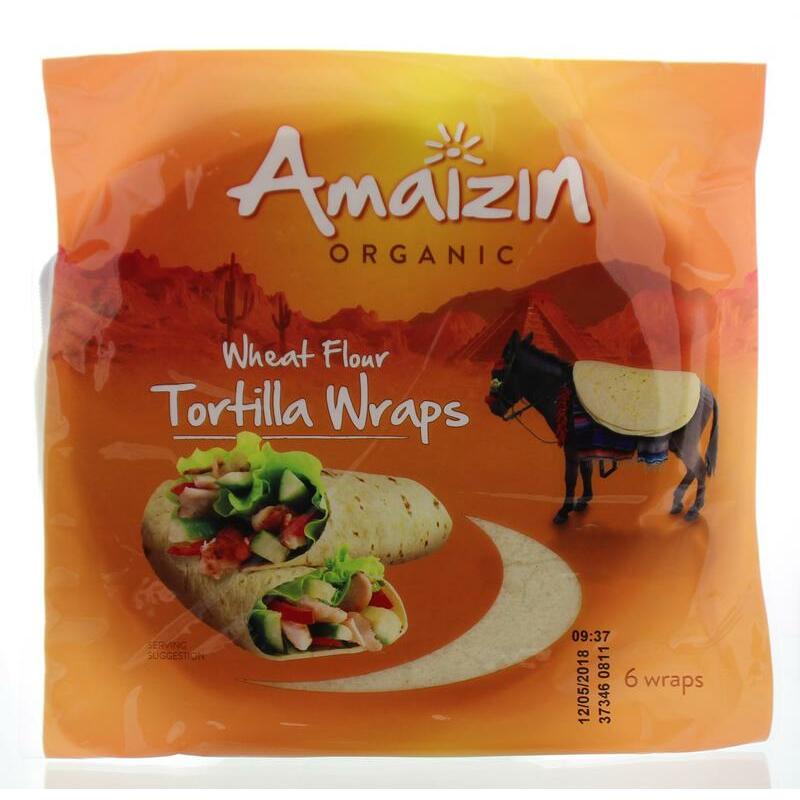 Amaizin Tortilla wraps bio 6st