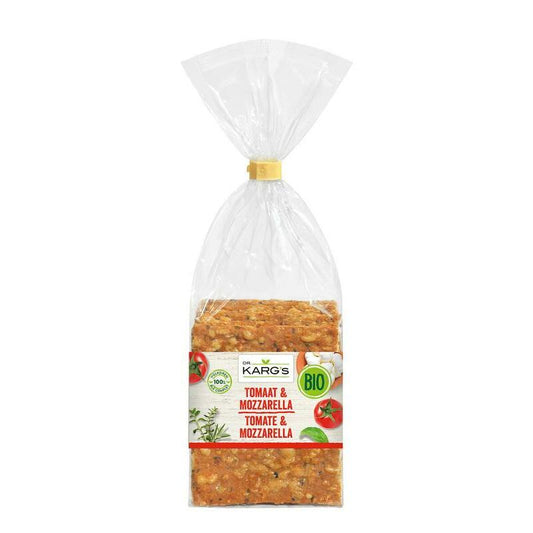Dr Karg Crackers tomaat mozarella bio 200g