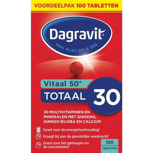 Dagravit Totaal 30 Vitaal 50+ 100tb
