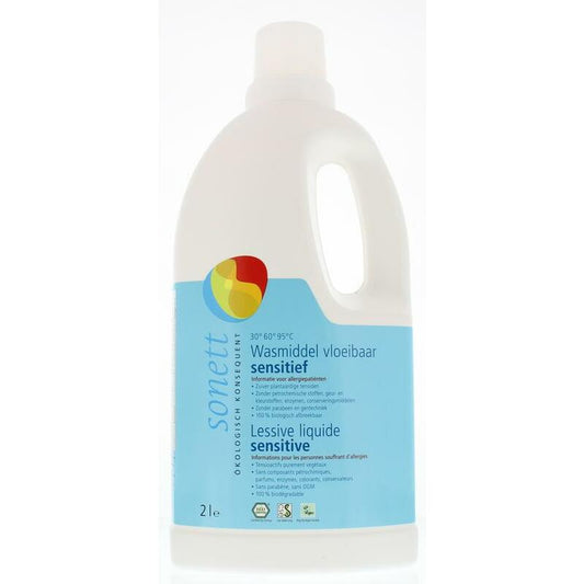 Sonett Wasmiddel vloeibaar sensitief 2000ml