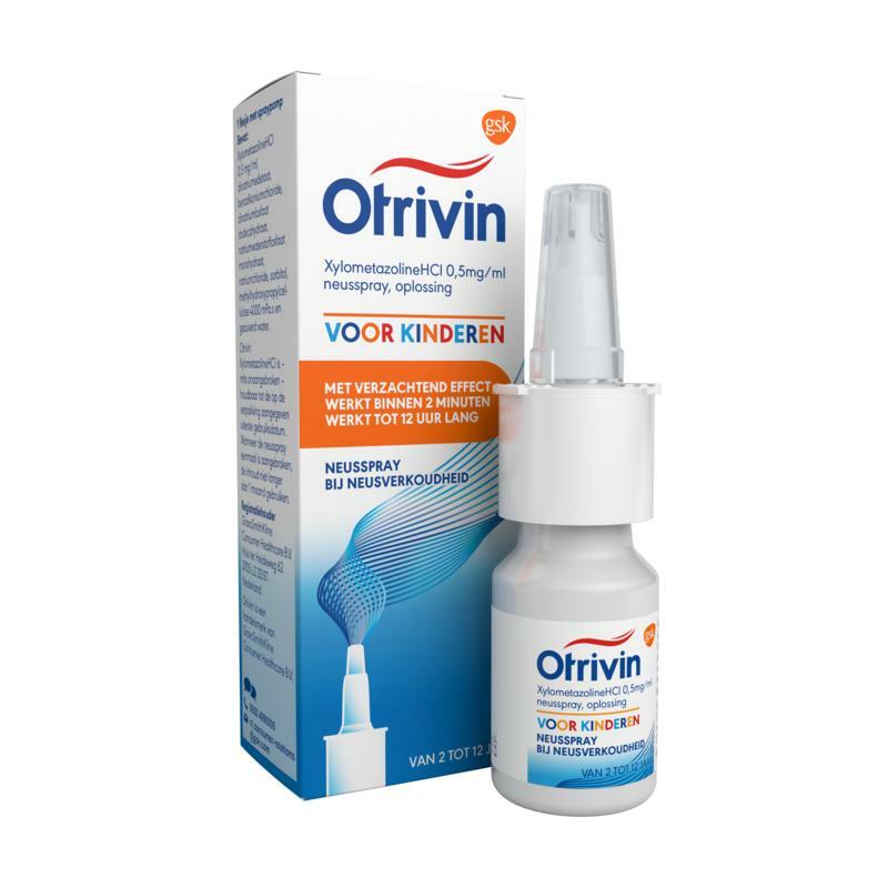 Otrivin Spray 0.5 mg verzachtend kind 2 - 12 jaar 10ml