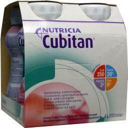 Cubitan Aardbei 200ml 4st