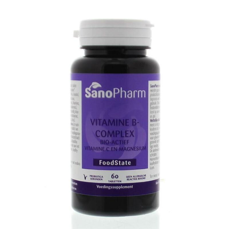 Sanopharm Vitamine B complex & C & magnesium 60tb