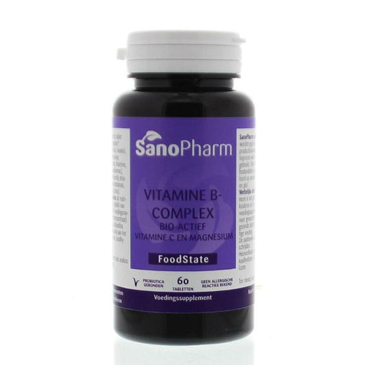 Sanopharm Vitamine B complex & C & magnesium 60tb