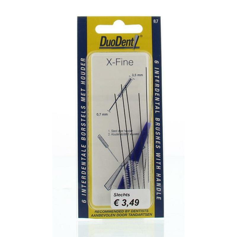 Duodent Interdentaal borstel extra fine 0.7 6st
