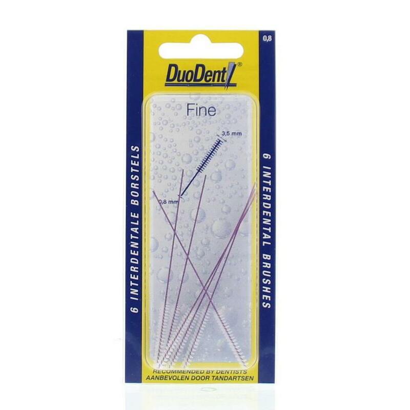 Duodent Interdentaal borstel fine 0.8 6st