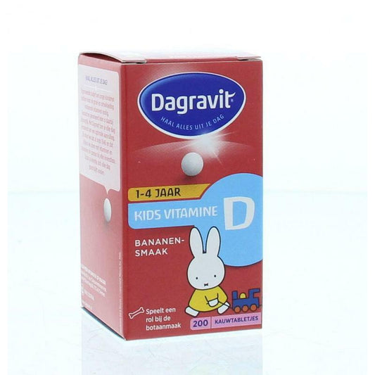 Dagravit Vitamine D tablet kids 200kt