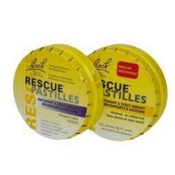 Bach Rescue pastilles zwarte bes 50g