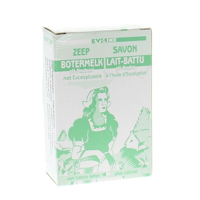 Evi Line Botermelk zeep eucalyptus 100g