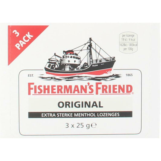 Fishermansfriend Original extra sterk 3 pakjes 3x25g