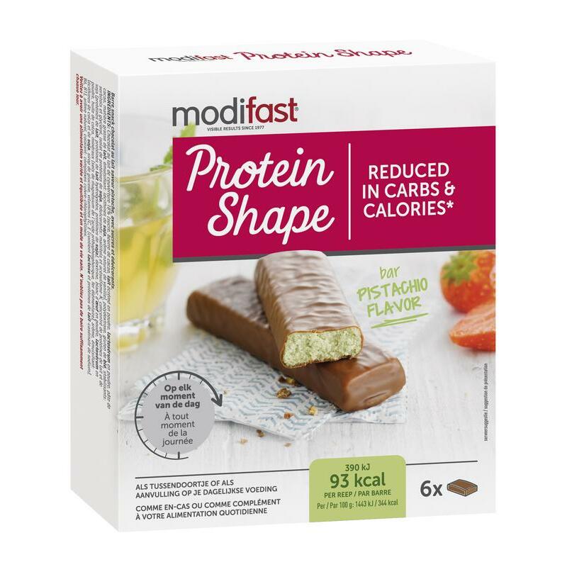 Modifast Protein shape reep chocolade/pistache 162g