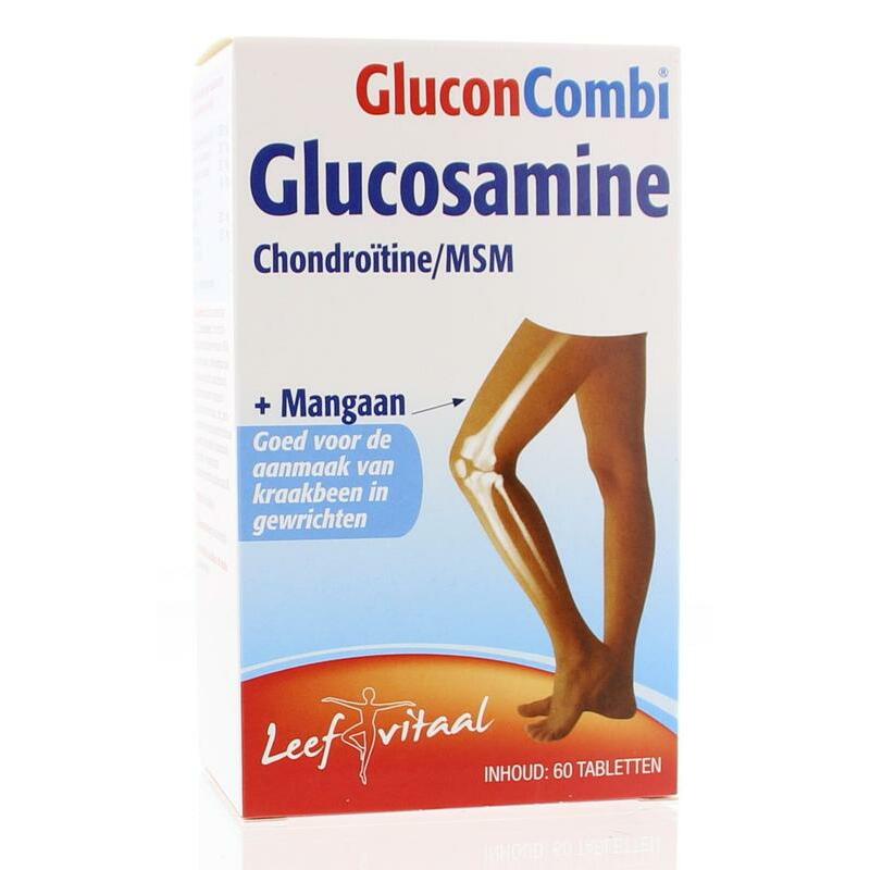 Glucon Combi Glucosamine & chondroitine msm mangaan 60st