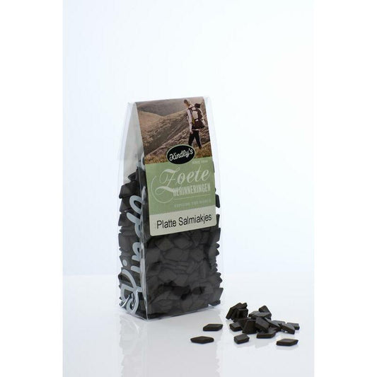 Kindly's Platte salmiak zoete herinneringen 130g