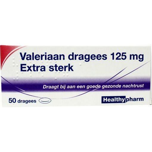 Healthypharm Valeriaan extra sterk 125 mg 50drg