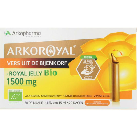 Arko Royal Royal jelly 1500 mg bio 20amp