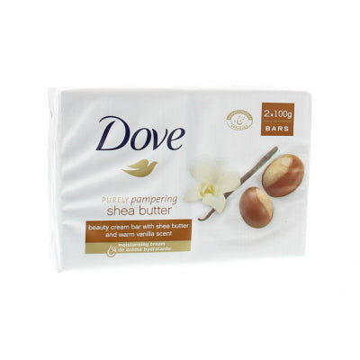 Dove Beauty cream bar sheabutter 2 x 100 gram 2x100g