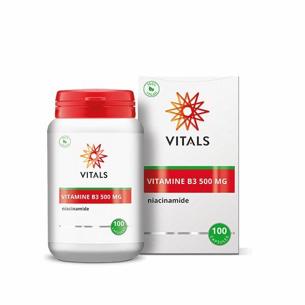 Vitals Vitamine B3 niacinamide 500 mg 100ca