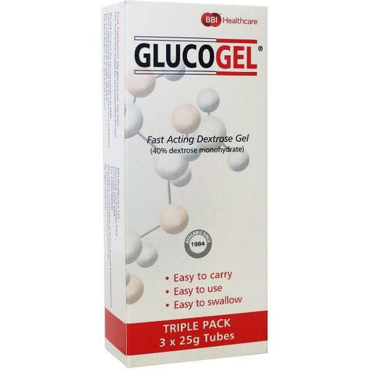 Glucogel Glucose gel 25 gram 3x25g