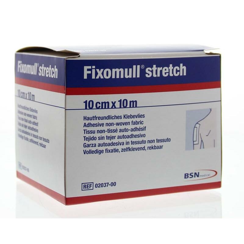 Hekaplast Fix pleister 10 m x 10 cm met schutvel 1rol
