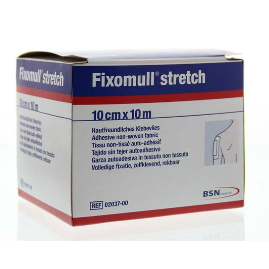Hekaplast Fix pleister 10 m x 10 cm met schutvel 1rol