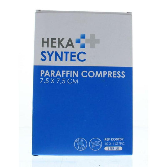 Heka Synthetisch zalfgaas 7.5 x 7.5 cm 10st
