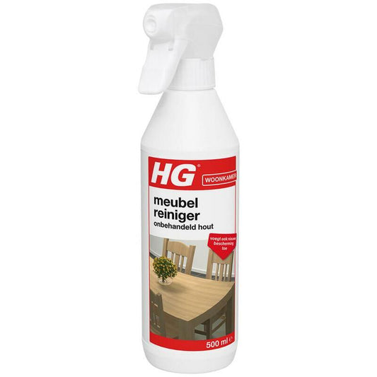 HG Reiniger & beschermer onbehandeld hout meubel 500ml