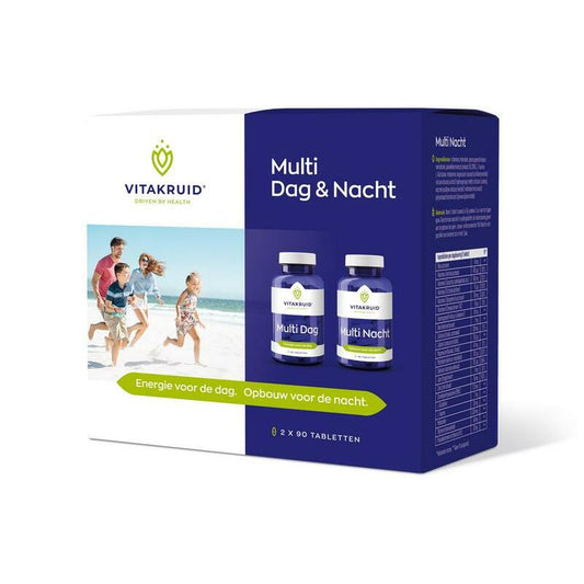 Vitakruid Multi dag & nacht 2 x 90 tabletten 2x90st