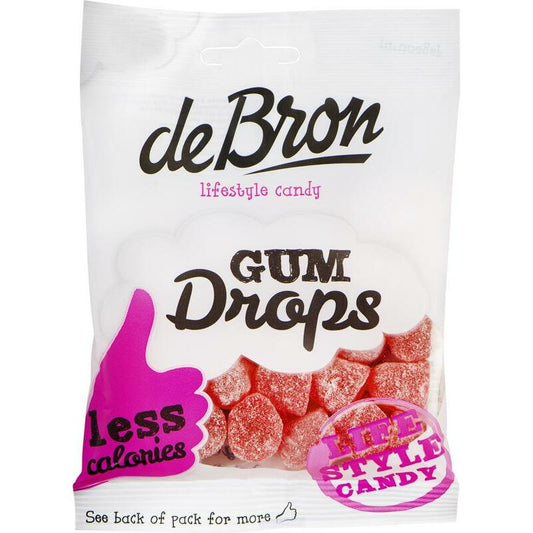 De Bron Gumdrops raspberry 100g