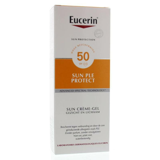 Eucerin Sun PLE protection allergie creme gel factor 50 150ml