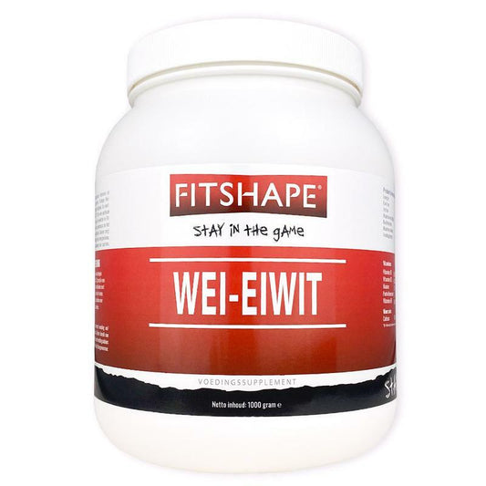Fitshape Wei eiwit aardbei 1000g
