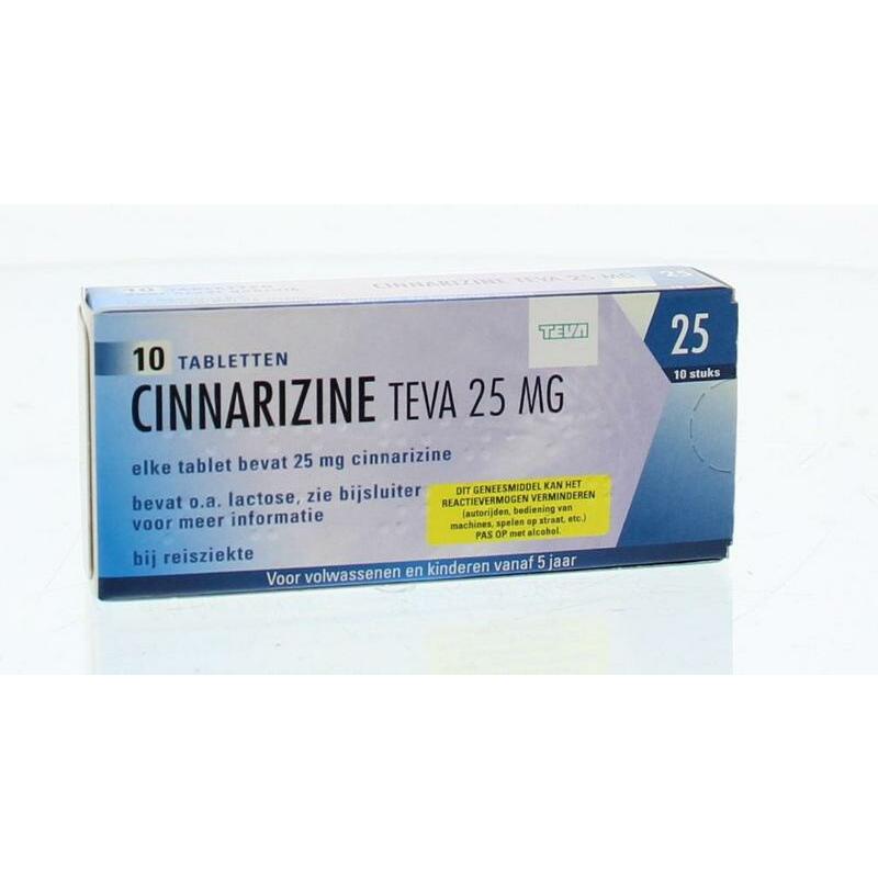 Teva Cinnarizine 25 mg 10tb
