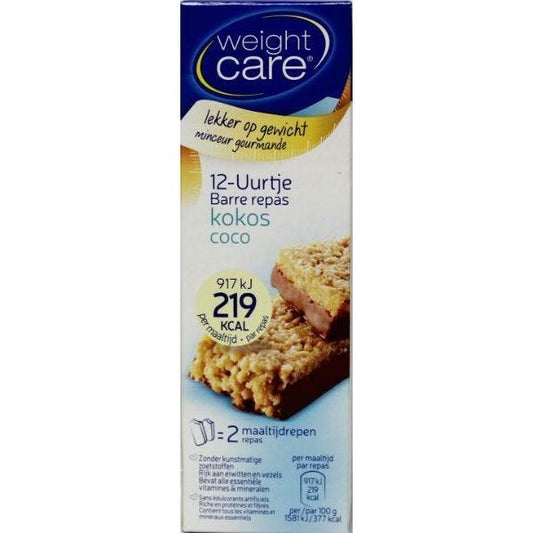 Weight Care Maaltijdreep kokos 116g