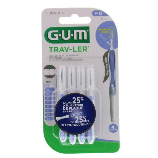 GUM Trav-ler rager 0.6mm (lavendel) 4st