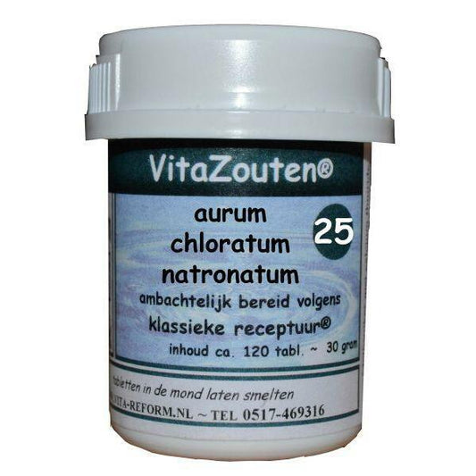 Vitazouten Aurum chlor. natronatum VitaZout Nr. 25 120tb