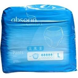 Absorin Comfort pants plus maat L tot 145 cm 14st